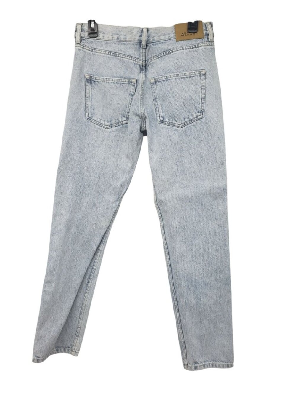 Isabel Marant Vikira Tapered Jeans Light Blue Wash - Picture 14 of 16
